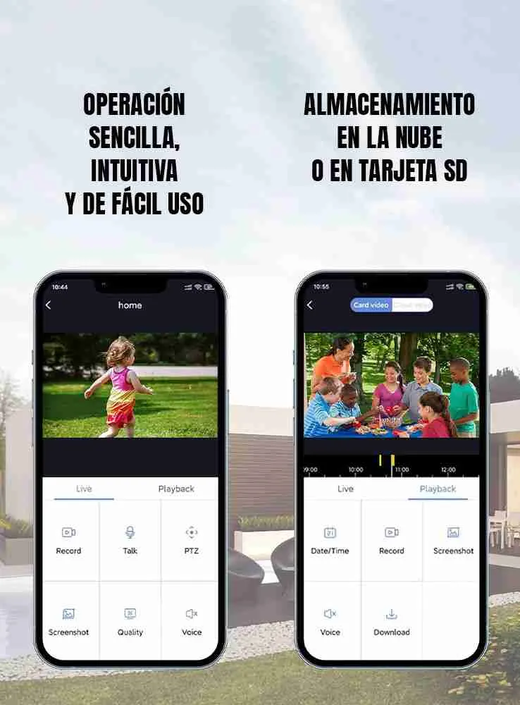 2 Cámaras De Seguridad Inalámbricas 360 Wifi - Imagen 5