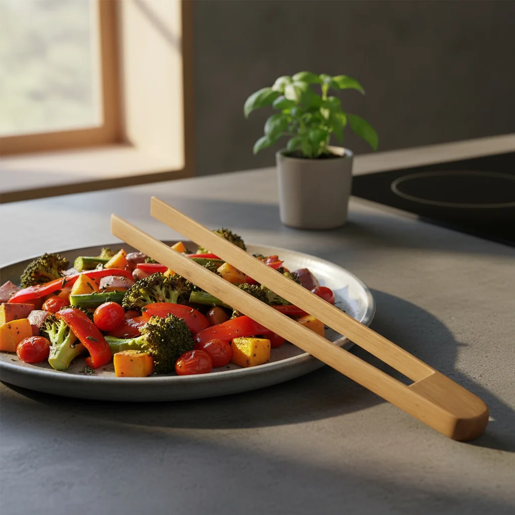 Pinza Cocina 30cm Madera Acacia - Imagen 5